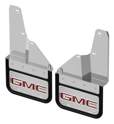 Gatorback - Gatorback 12" Black Front Mud Flaps GMC Sierra HD GCS200F-GR2