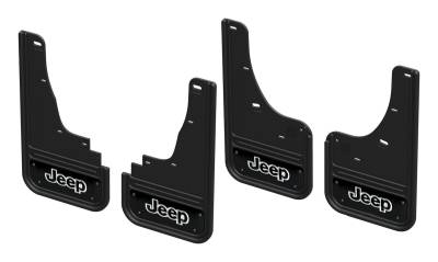 Gatorback - Gatorback 12" Black Front/Rear Mud Flap Set for Grand Cherokee WL GCR62K-JW