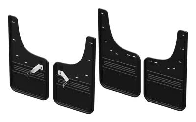 Gatorback - Gatorback 12" Black Front/Rear Mud Flap Set F150 Lightning GCR411K-BK