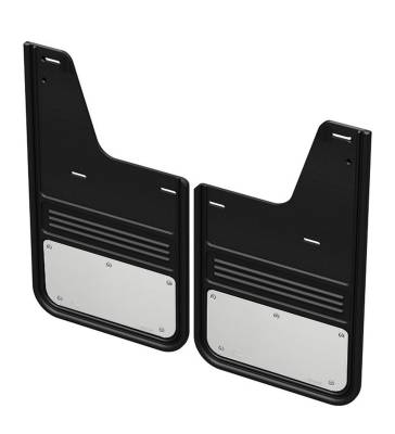 Gatorback - Gatorback 12" Black Rear Mud Flaps for Ram Pickups GCR33R-SS