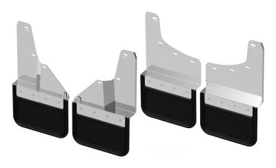 Gatorback - Gatorback 12" Black Front/Rear Mud Flap Set Sierra HD GCS200K-BK