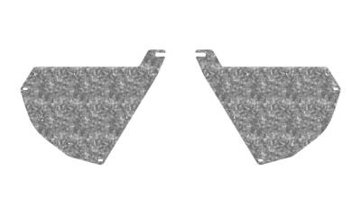 Gatorback - Gatorback 21" Rear Dually Mud Flap Brackets Black Silverado/Sierra HD GB756991