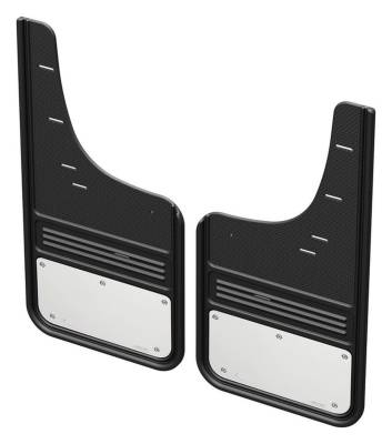 Gatorback - Gatorback 12" Black Rear Mud Flap Set for Ram 1500 GCR35R-SS