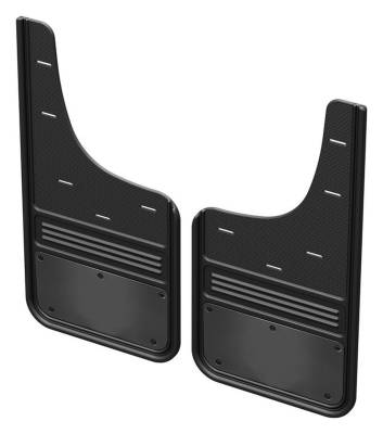 Gatorback - Gatorback 12" Front Mud Flaps Set Black for Ram 1500 GCR34F-GM