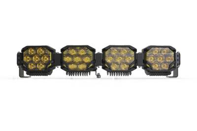 Morimoto - Morimoto BAR-3ROW-002 29" 4-Pod NCS Triple Row BangerBar LED Light Bar Yellow