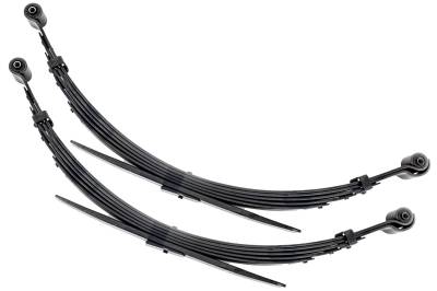 Rough Country Suspension Systems - Rough Country 8200Kit Rear Leaf Spring Kit for 4" Lift 73-91 GM 1/2 Ton 4WD