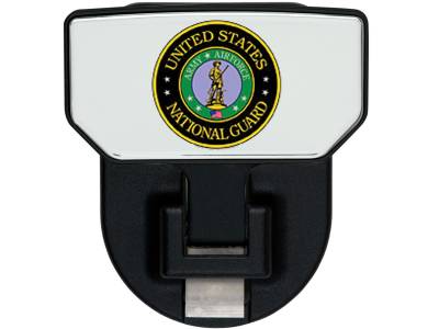 Carr - CARR 183232 HD Universal Hitch Step for 2" Receiver Black US Nat Guard Single