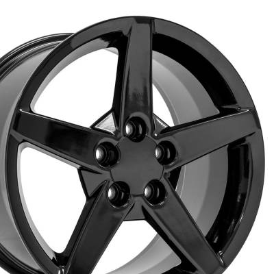 OE Wheels LLC - OE Wheels CV06A 18x9.5 5x4.75 58mm Black CV06A-18095-5475-58B