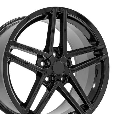 OE Wheels LLC - OE Wheels CV07B 19x10 5x4.75 65mm Black CV07B-19100-5475-65B