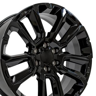 OE Wheels LLC - OE Wheels CV68 22x9 6x5.5 28mm Gloss Black CV68-22090-6550-28B