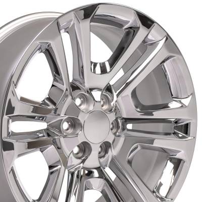 OE Wheels LLC - OE Wheels CV99-22090-6550-24C CV99 22x9 6x5.5 24mm Chrome