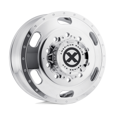 American Racing ATX Series - ATX Wheels AO402 INDY 22.5x8.25 10x11.25 145mm Polished AO40222510104