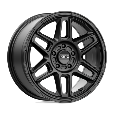 KMC - KMC Wheels KM716 NOMAD 17x8 5x120 38mm Satin Black KM71678052738