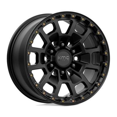 KMC - KMC Wheels KM71878563718 KM718 SUMMIT 17x8.5 6x135 18mm Satin Black