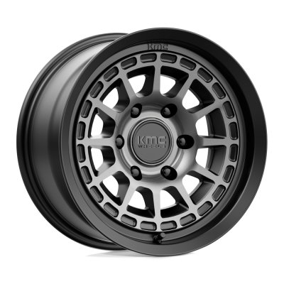 KMC - KMC Wheels KM719 CanYON 16x8 6x5.5 0mm Satin Black KM71968068400