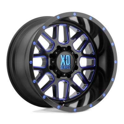 XD - XD Wheels XD820 GRENADE 20x9 8x180 18mm Satin Black/Milled XD82029088918BC