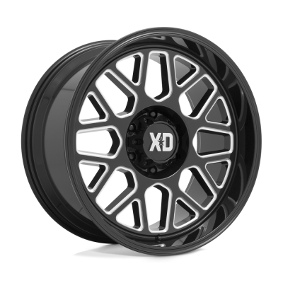XD - XD Wheels XD849 GRENADE II 20x10 5x5.5 12mm Gloss Black/Milled XD84921085312