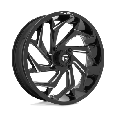 Fuel UTV - Fuel Off Road D753 REACTION 20x7 4x137 13mm Gloss Black/Milled D7532070A644