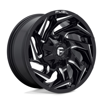 Fuel 1PC - Fuel Off Road D75324205747 D753 Reaction 24x12 5x5.0/5.5 -44mm Black/Milled