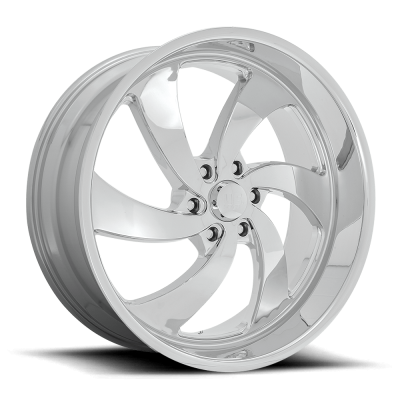 US Mag 1PC - US Mag Wheels U132 DESPERADO 24x10 6x5.5 25mm Chrome U132240077+25L