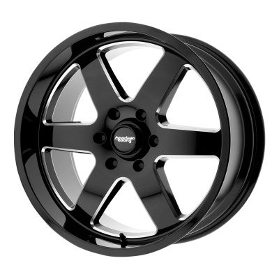 American Racing - American Racing AR926 PATROL 20x9 5x5.0 12mm Gloss Black/Milled AR92629050312