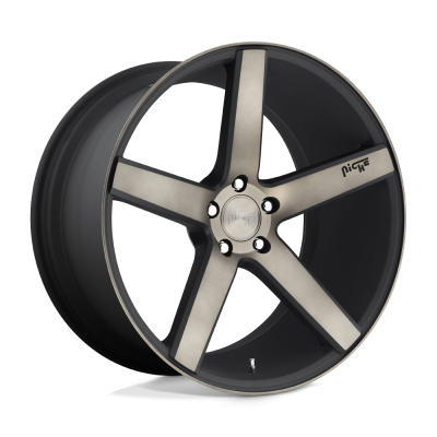 Niche 1PC - Niche Wheels M134 MILAN 19x8.5 5x4.5 35mm Matte Black/Machined M134198565+35