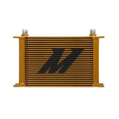 Mishimoto - Mishimoto MMOC-25G Universal 25-Row Oil Cooler Gold