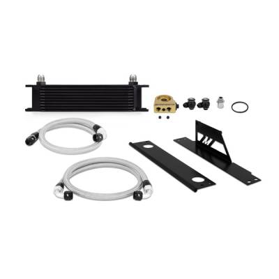 Mishimoto - Mishimoto MMOC-WRX-01TBK Black Thermostatic Oil Cooler for 01-05 Subaru WRX/STI