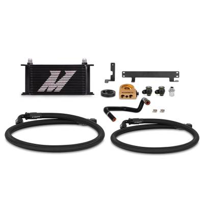 Mishimoto - Mishimoto MMOC-WRX-22TBK Black Thermostatic Oil Cooler Kit for 22+ Subaru WRX