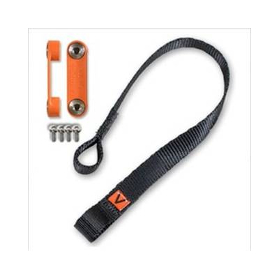 HANS Performance Products - HANS TK12314XS Sliding Tethers Ultra Lite Post Anchor XShort 16"