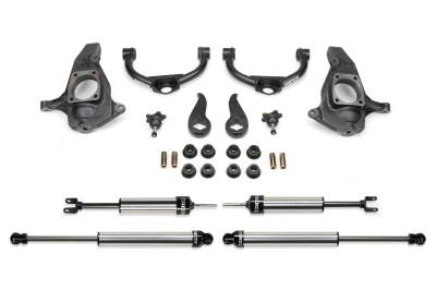 Fabtech - Fabtech FTS21199 3.5" GM System w/DLSS Shocks 11 C/K2500HD/3500HD ExC STD CB