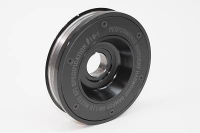 PRW - PRW 2411040 Steel Race SFI Damper for 94-01 Honda-Acura 1.6L-1.8L 0-Bal 5.60"