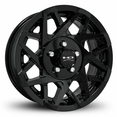 HD Wheels - HD Wheels Canyon 14x5.5 5x4.5 0mm Gloss Black CY1455650AGB