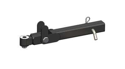 Blue Ox - Blue Ox BX88427 Tow Bar Hitch Connector 2" Receiver Standard Length for Apollo