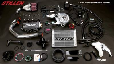 Stillen - Stillen 407770 Supercharger Tuned System Satin for 09-11 Nissan 370Z Z34