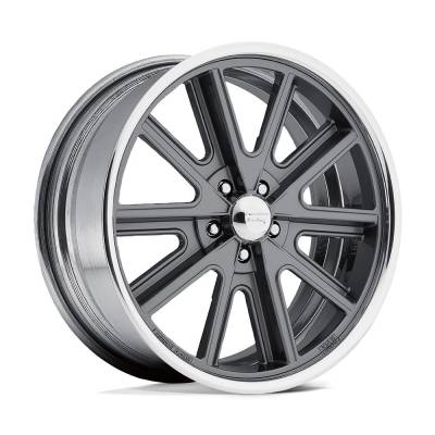 American Racing Vintage - American Racing Vintage VN471 SALT FLAT 17x8 5x4.75 0mm Polished VN471786156