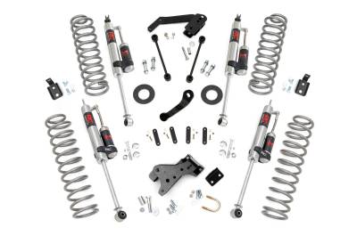 Rough Country Suspension Systems - Rough Country 68244 4" M1R Suspension Lift Kit for 07-18 Jeep Wrangler JK 2DR