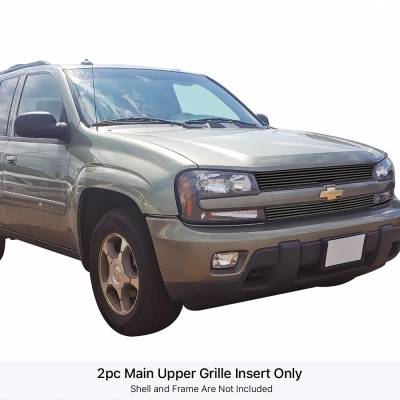 APS - APS Stainless Billet Grille Black 02-05 Chevrolet Trailblazer GR03HEC07J