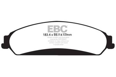 EBC Brakes - EBC Brakes DP32139C Redstuff Ceramic Low Dust Brake Pads