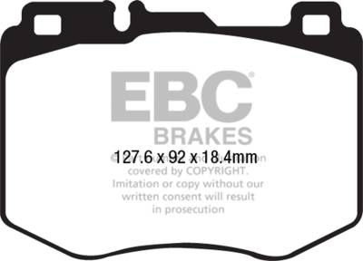 EBC Brakes - EBC Brakes DP32210C Redstuff Ceramic Low Dust Brake Pads