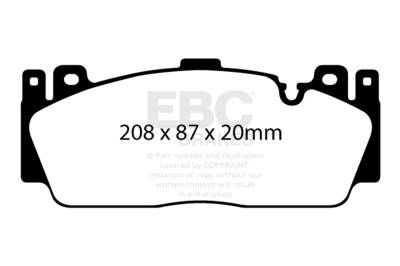EBC Brakes - EBC Brakes DP32148C Redstuff Ceramic Low Dust Brake Pads
