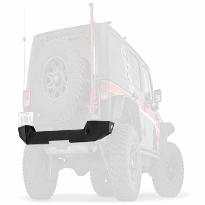 Warn - Warn 89525 Elite Series Rear Bumper Tire Carrier for 07-18 Jeep Wrangler JK