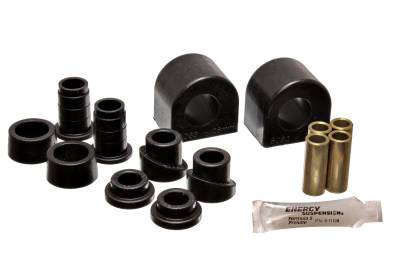 Energy Suspension - Energy Suspension 3.5142G Sway Bar Bushing Set Front Polyurethane Black