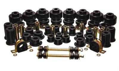 Energy Suspension - Energy Suspension 3.18129G Hyper-Flex Master Bushing Kit Black for 2wd GM