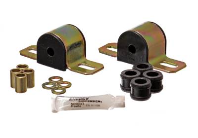 Energy Suspension - Energy Suspension 3.5153G Sway Bar Bushing Set Rear Polyurethane Black