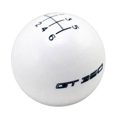 Ford Performance Parts - Ford Racing M-7213-M8SW Shift Knob 6-Speed White for 15-19 Mustang GT350