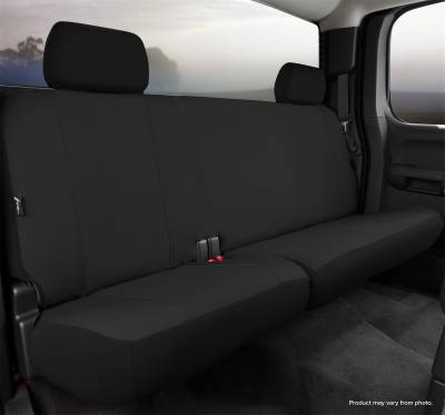 FIA - FIA SP85-3BLACK Seat Protector Polyester Custom Fit Rear Seat Cover Black