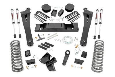 Rough Country Suspension Systems - Rough Country 38470 5" Suspension Lift Kit for 19-24 Ram 3500 Diesel 4WD