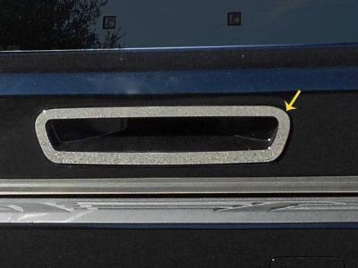 Quality Automotive Accessories - QAA DH61190 1Pc Stainless Tailgate Handle Trim for 2021-2025 Chevrolet Tahoe