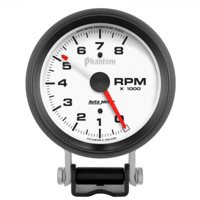AutoMeter - AutoMeter 5780 Phantom Tachometer Gauge 3.75" 8000RPM